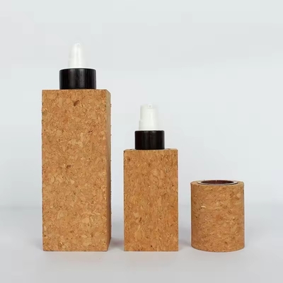 Papel respetuoso con el medio ambiente Botellas de vidrio de lujo Botellas de champú Botellas de loción Botellas vacías