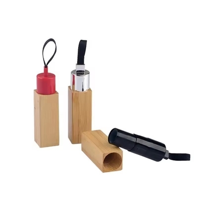 Botella de plástico de alta calidad de 12 ml de bambú natural
