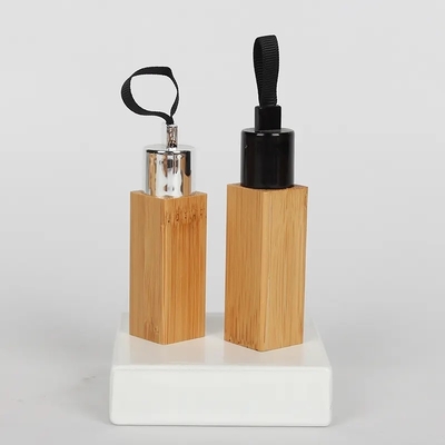 Botella de plástico de alta calidad de 12 ml de bambú natural
