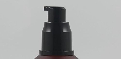 Botella de bomba de vidrio helado vacío rojo rosa con emulsión de loción de tapa transparente
