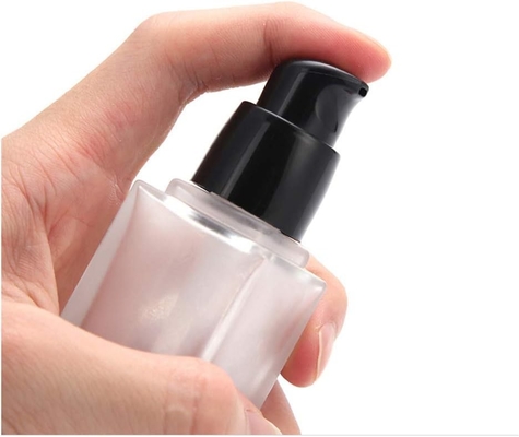 Oro Liden 1 oz/30 ml Botellas de vidrio congelado de diseño portátil a prueba de fugas