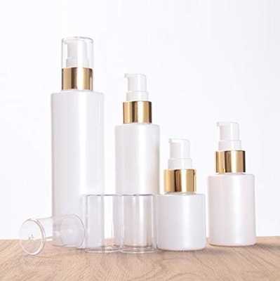 Botellas de loción de vidrio congelado de 120 ml botellas de bombas de dispensadores botellas de cosméticos