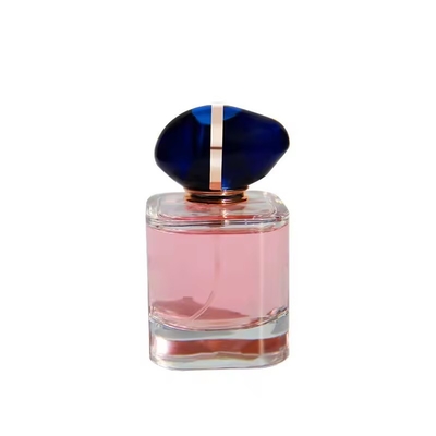 Venta al por mayor Botella de perfume vacía de spray cuadrado superior para mate con embalaje