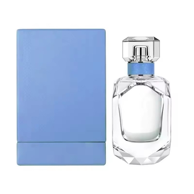 30 ml de botellas de vidrio de lujo de perfume transparente cuadrado vacío