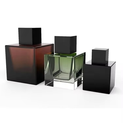 Botella de perfume de lujo de alta calidad de 30 ml de vidrio vacío de 50 ml