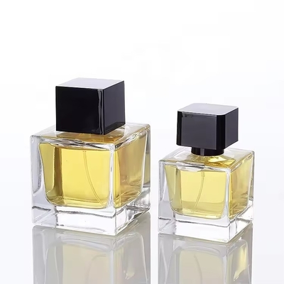 Botella de perfume de lujo de alta calidad de 30 ml de vidrio vacío de 50 ml