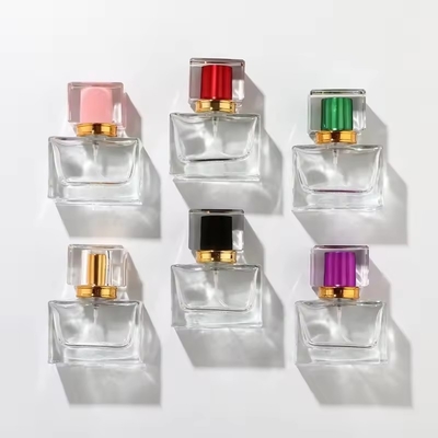 Botellas de vidrio de perfume envasado Mini personalizado 50 ml 30 ml botellas de perfume vacías
