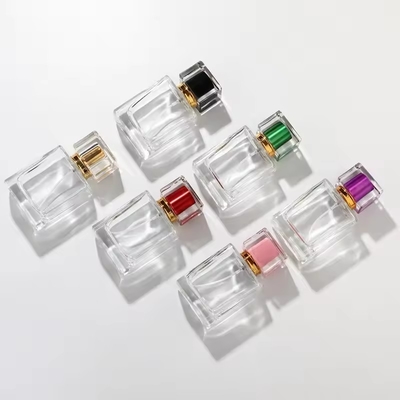 Botellas de vidrio de perfume envasado Mini personalizado 50 ml 30 ml botellas de perfume vacías