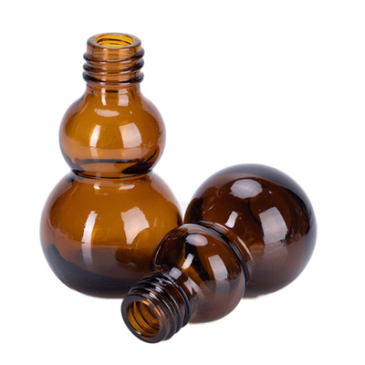 Botella de gotero de vidrio de ámbar de 15 ml 30 ml Botellas de aceite esencial para el cabello y el aceite corporal