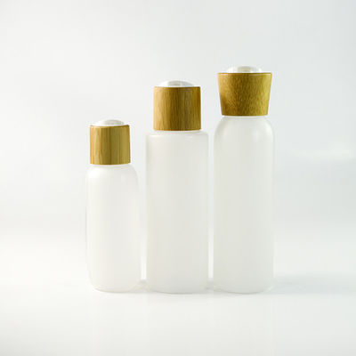 envases de empaquetado cosméticos 18/410 30ml con el casquillo de bambú 112 x 75m m del dropper del suero