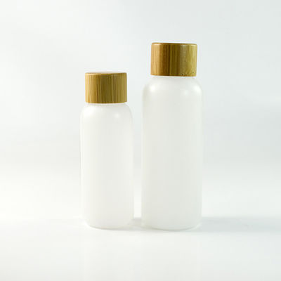 envases de empaquetado cosméticos 18/410 30ml con el casquillo de bambú 112 x 75m m del dropper del suero
