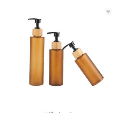 tarros cosméticos de 200ml 24m m Amber Glass Essential Oil Bottles 24/410 3.4oz