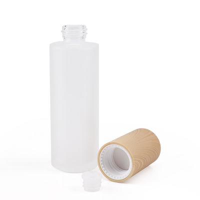 los tarros cosméticos de cristal a granel de las botellas de la bomba 40/410 de la loción 80ml observan la crema 40m m