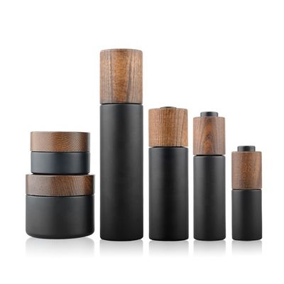 200ml recicló los tarros de empaquetado cosméticos de cristal 20/400 cuidado de piel de 20m m
