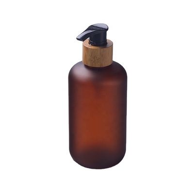 8oz heló el ODM de empaquetado cosmético del ANIMAL DOMÉSTICO 250ml de la botella de los tarros privados de aire ULTRAVIOLETA cosméticos ambarinos de la protección