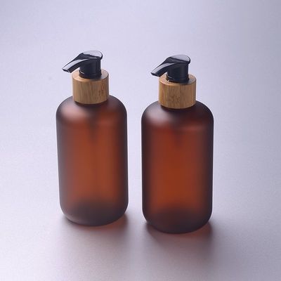 8oz heló el ODM de empaquetado cosmético del ANIMAL DOMÉSTICO 250ml de la botella de los tarros privados de aire ULTRAVIOLETA cosméticos ambarinos de la protección