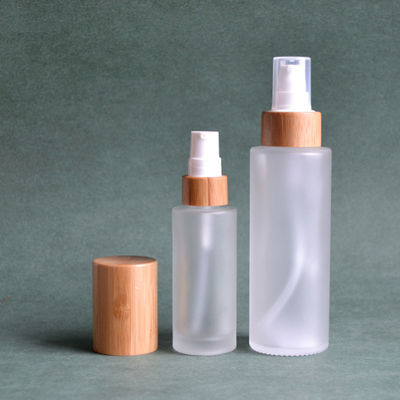 4oz 28/410 recicló la botella plástica transparente de empaquetado cosmética 100ml