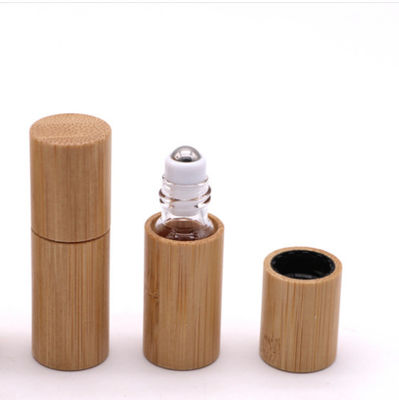 botellas de aceite esencial de bambú del casquillo 15ml