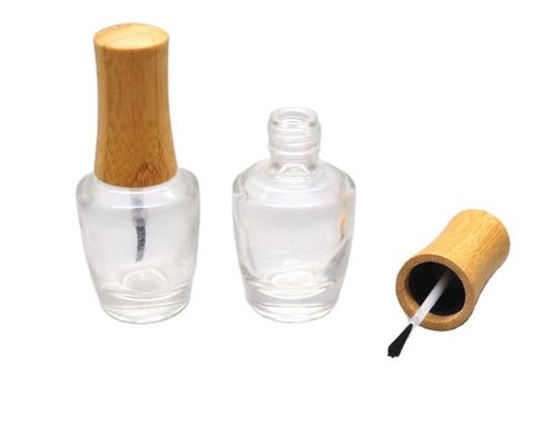 botella de cristal vacía del esmalte de uñas 15ml