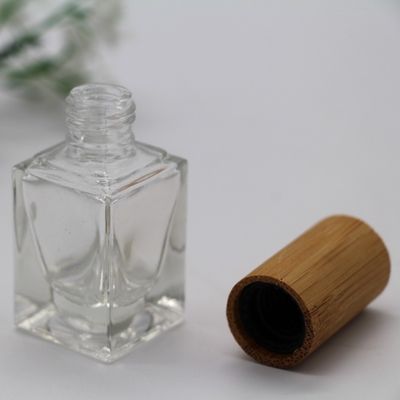 botella cuadrada 17m m del envase vacío del esmalte de uñas 13ml con Bursh 5pcs