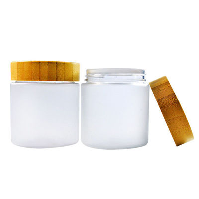SGS vacío de cristal blanco de los tarros 120g 80ml de los envases de la crema de cara
