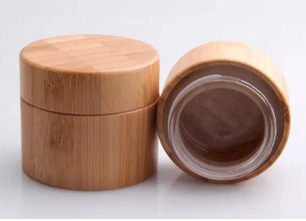 el cosmético vacío de 20g 15ml sacude los envases de bambú para los cosméticos proveyó de costillas 3oz