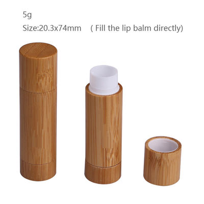Protector labial abonable plástico Tin Containers Tubes 0.15oz 4.5g 74m m