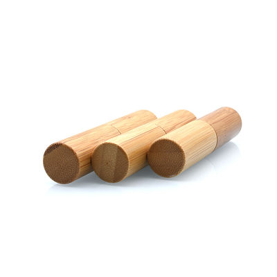 el envase de madera crudo del tubo de la barra de labios del protector labial 3.5g de 21m m abulta los 8cm