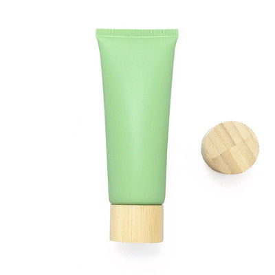 tubos de aluminio suaves cosméticos ISO2000 de la crema de la mano de Matte Green 100ml del tubo 100g
