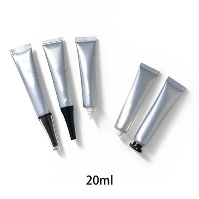 tubos de aluminio de la loción de la tapa de acrílico 20ml/G para el viaje 20g de los cosméticos 19m m