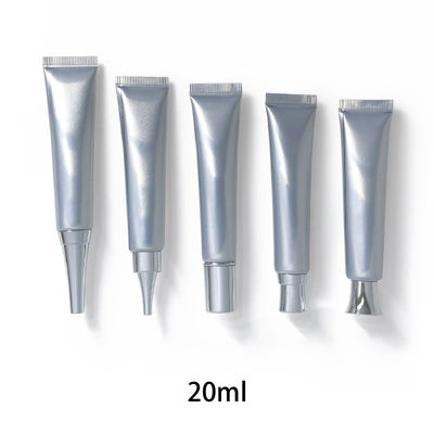 tubos de aluminio de la loción de la tapa de acrílico 20ml/G para el viaje 20g de los cosméticos 19m m