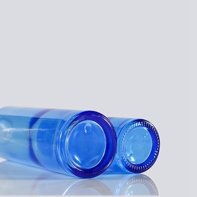 el aceite esencial azul 110ml embotella los tarros de cristal 37/415 37m m cosméticos con las tapas