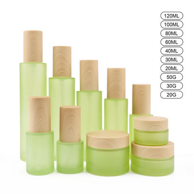 el cosmético 18m m de cristal blanco 50g embotella los tarros de la crema de cara 20ml 18/400