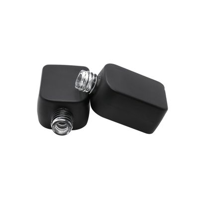 casquillo de bambú negro de la botella 0.3oz 15cc del esmalte de uñas vacío del gel 10ml