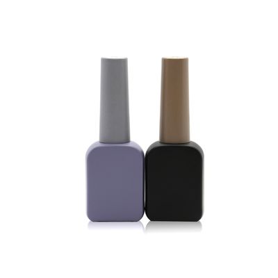 casquillo de bambú negro de la botella 0.3oz 15cc del esmalte de uñas vacío del gel 10ml