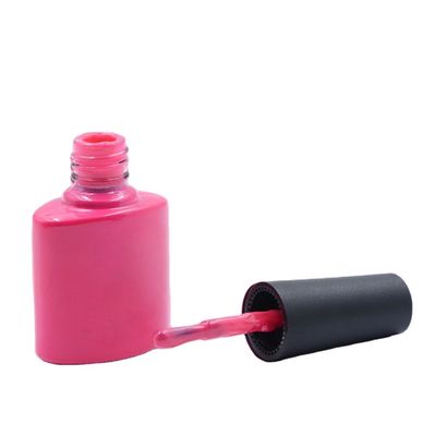 ODM de bambú 10ml 0.5oz de la botella del gel de la botella de cristal negra del esmalte de uñas