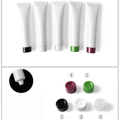 Tapa suave cosmética 30g 30ml del tubo el 10.5cm PE de la loción recargable del apretón