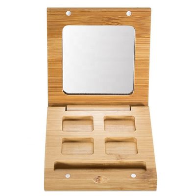 ODM reciclable BPA del bambú de las cajas de sombra de ojos del brillo 10ml libre