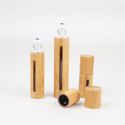 tarros de empaquetado cosméticos recargables 35ml de 47m m con las tapas de bambú 28/400