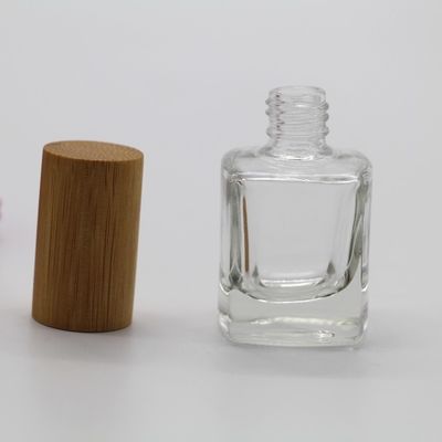 botella de vidrio de cristal del removedor del esmalte de uñas de la botella del esmalte de uñas de 13ml 0.51oz los 7.6cm