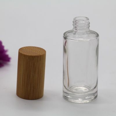 botella de vidrio de cristal del removedor del esmalte de uñas de la botella del esmalte de uñas de 13ml 0.51oz los 7.6cm