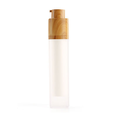 SGS plástico 30m m transparentes de la botella 100ml 3.4oz del dispensador de la bomba del cuadrado 30/400