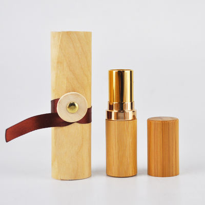 bambú amistoso lindo de los envases 5g del bálsamo de los tubos del lustre del labio de 6g 5ml Eco