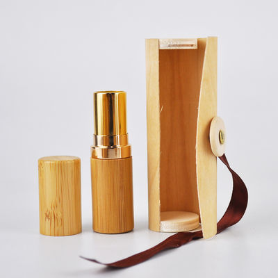 bambú amistoso lindo de los envases 5g del bálsamo de los tubos del lustre del labio de 6g 5ml Eco