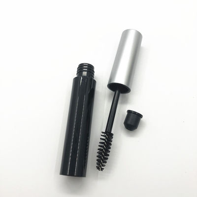 tubo claro brillante del envase del rimel de 3.5ml 5g con ABS de la vara de la pestaña