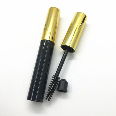 tubo claro brillante del envase del rimel de 3.5ml 5g con ABS de la vara de la pestaña