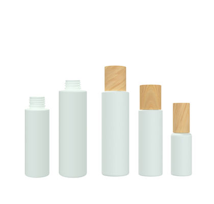24/415 cosmético plástico blanco de 140ml 55g embotella el envase con las tapas