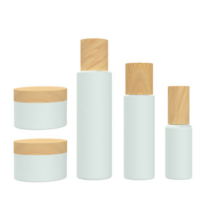 24/415 cosmético plástico blanco de 140ml 55g embotella el envase con las tapas
