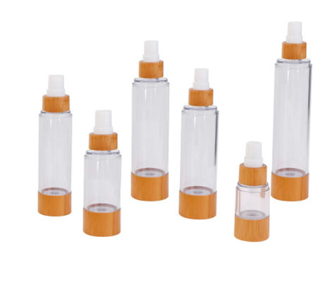 el cosmético biodegradable de 80ml 4oz sacude el empaquetado cosmético de las botellas privadas de aire de 42m m