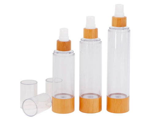 el cosmético biodegradable de 80ml 4oz sacude el empaquetado cosmético de las botellas privadas de aire de 42m m